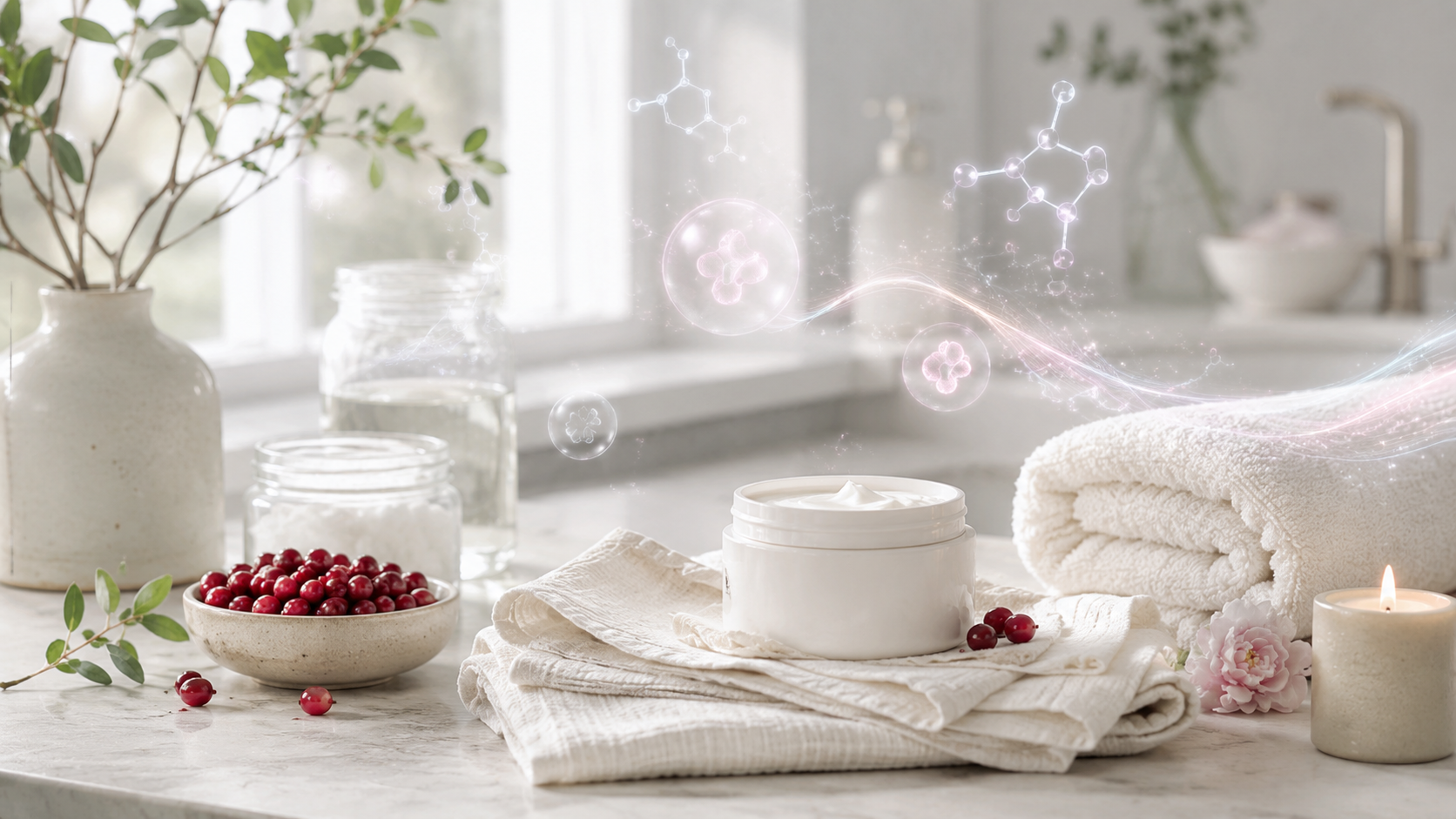 Serene beauty and wellness vibe