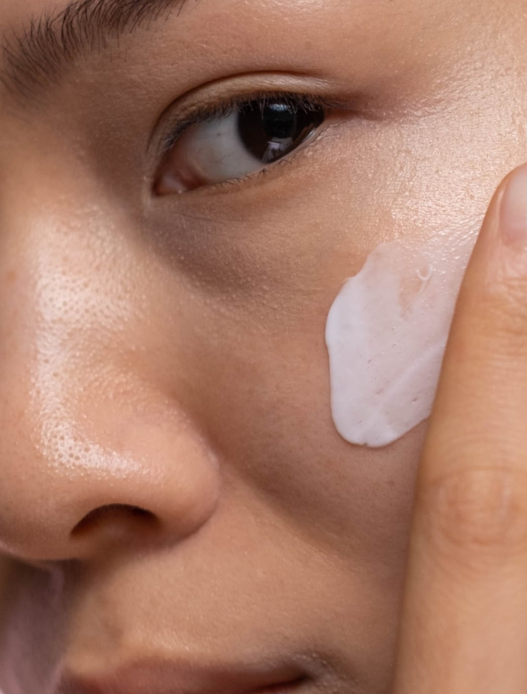 Ceramide Hydrating Night Cream, applied in face